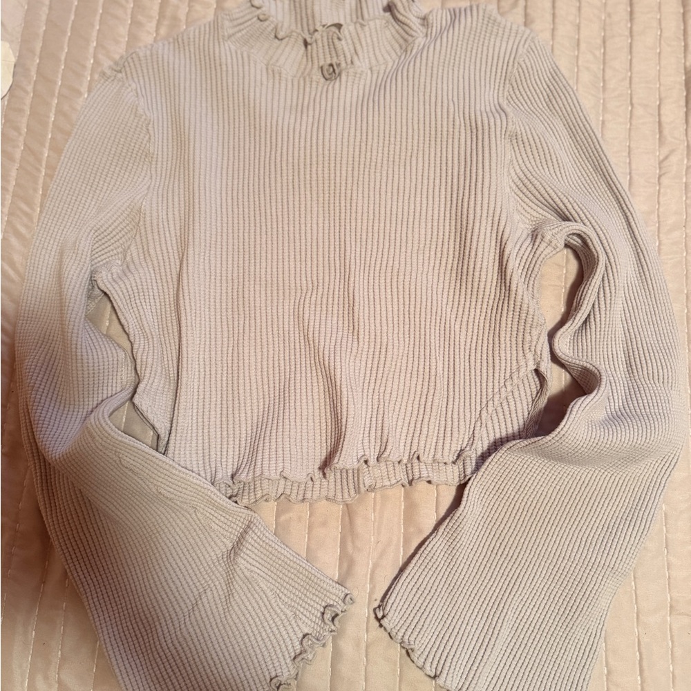 Free People Ribbed Crop Top - Picture 1 of 4